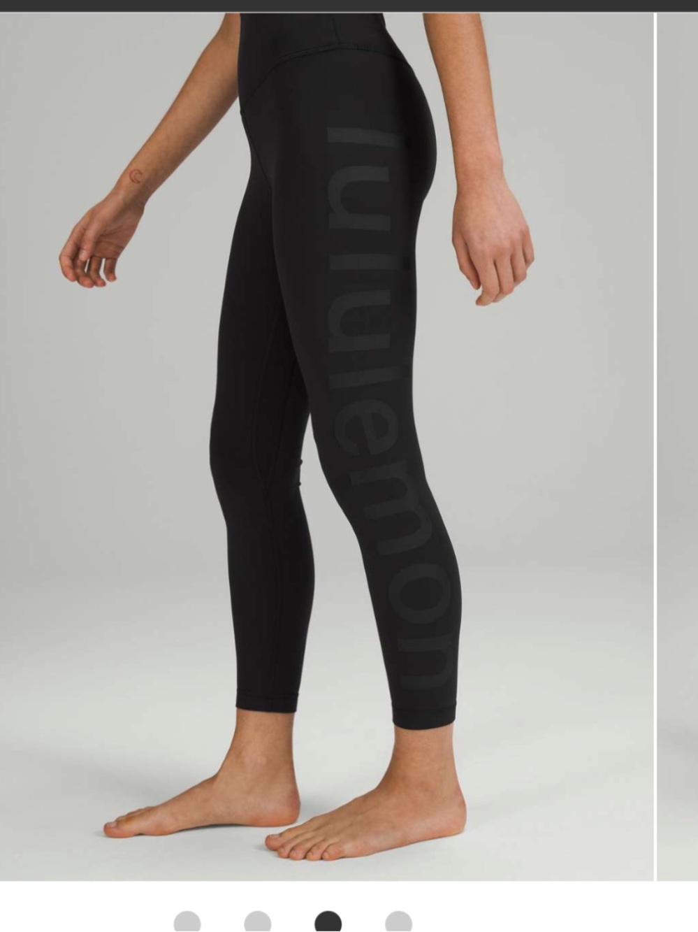 Lululemon Align High-Rise Pant 25” Graphic Black Size 6